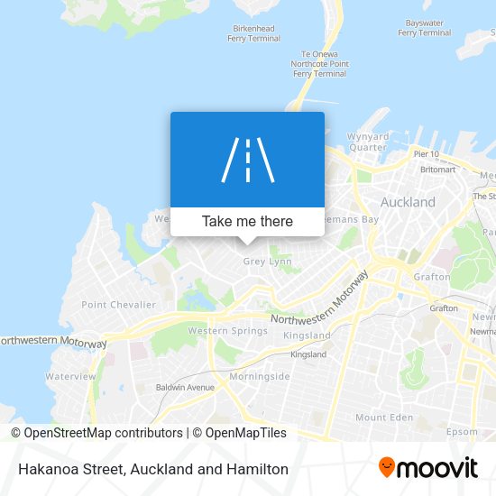 Hakanoa Street map
