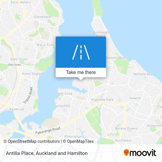 Antilla Place map