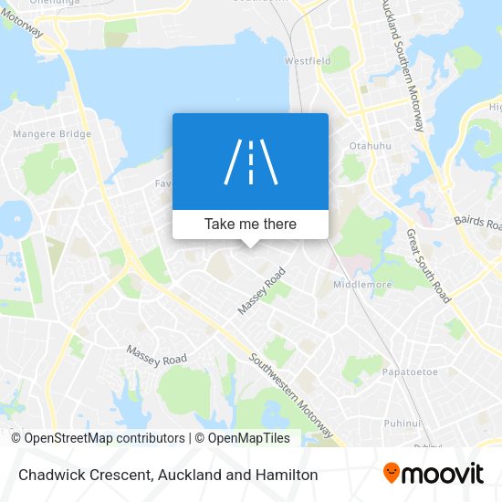 Chadwick Crescent map