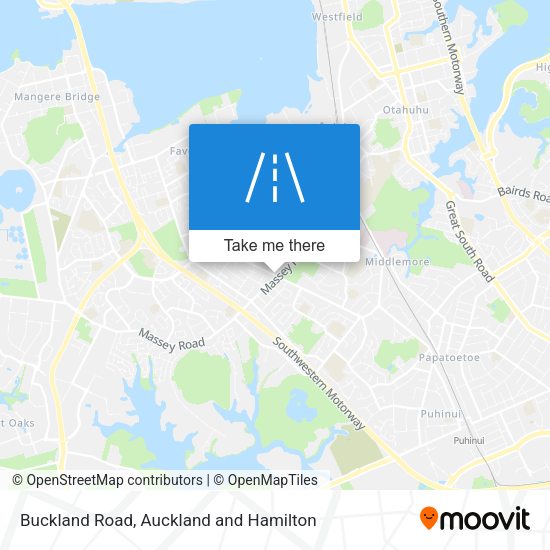 Buckland Road map
