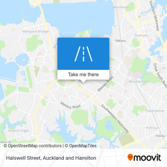 Halswell Street map