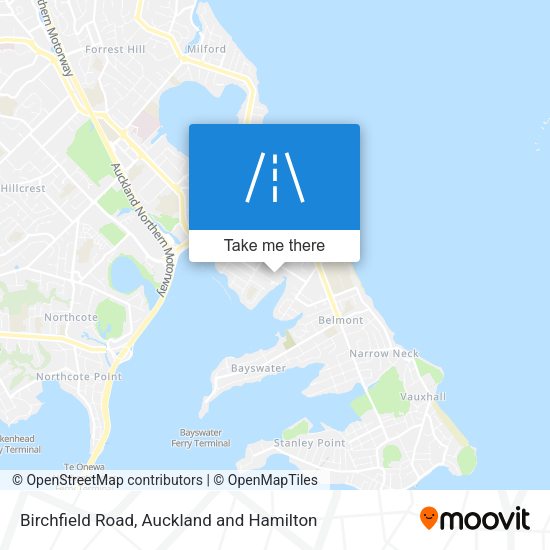 Birchfield Road map