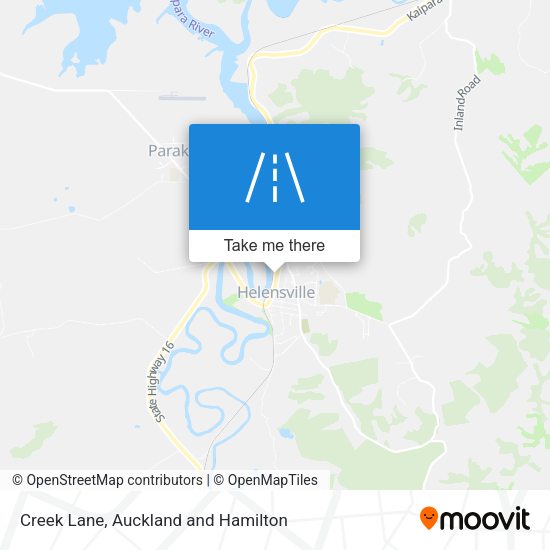 Creek Lane map