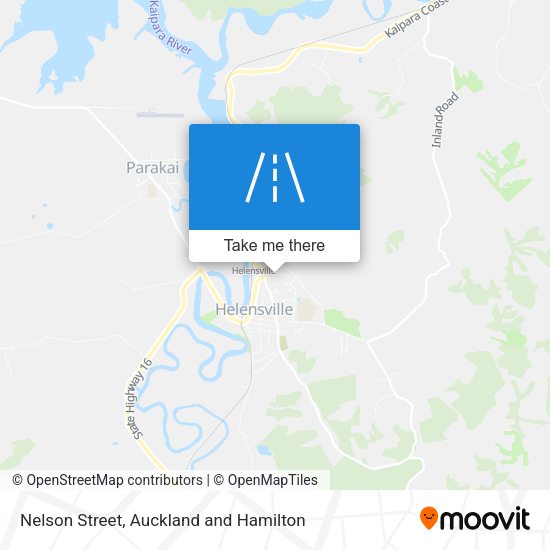 Nelson Street map