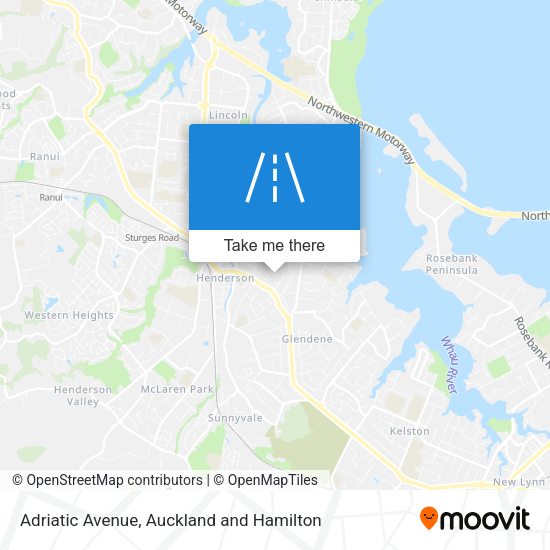 Adriatic Avenue map