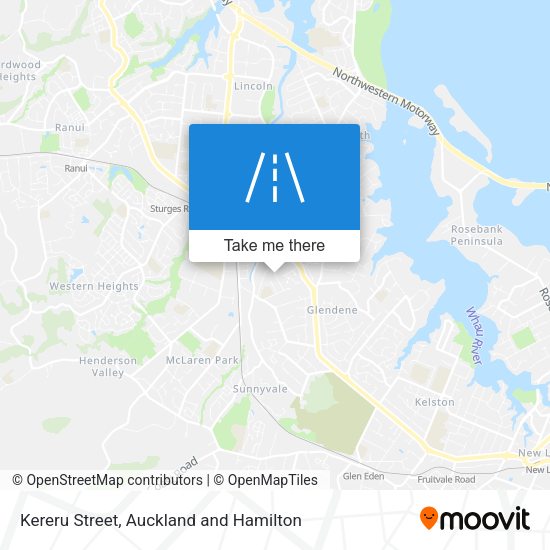 Kereru Street map