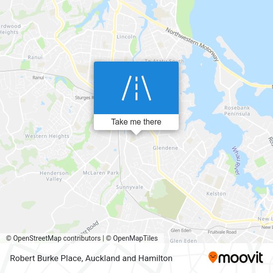 Robert Burke Place map