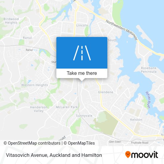 Vitasovich Avenue map