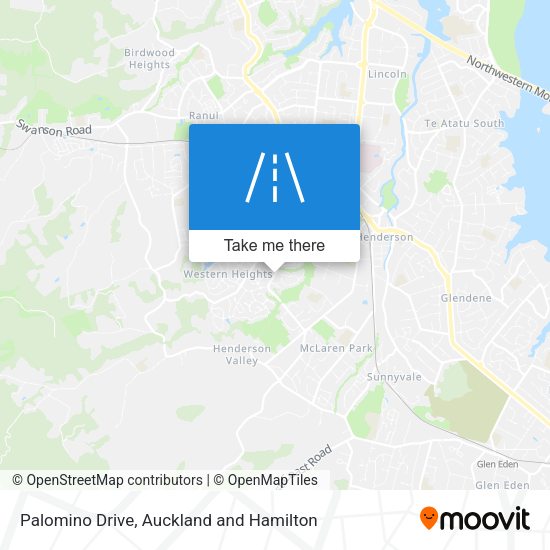 Palomino Drive map