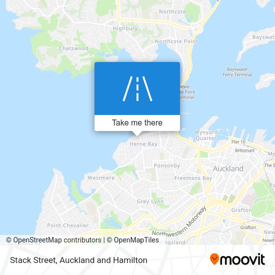 Stack Street map