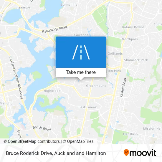 Bruce Roderick Drive map