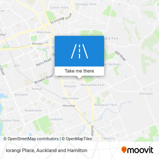 Iorangi Place map