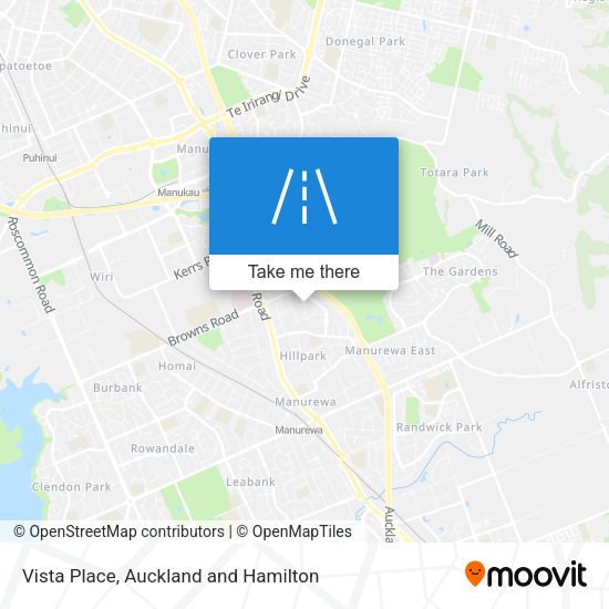 Vista Place map