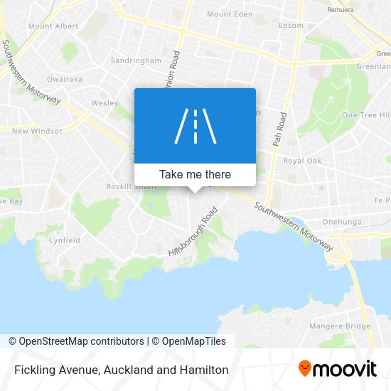 Fickling Avenue map