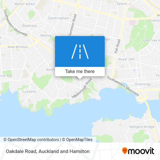 Oakdale Road map
