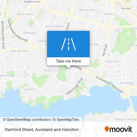 Rainford Street map