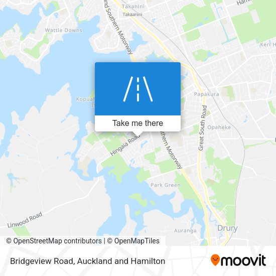 Bridgeview Road map
