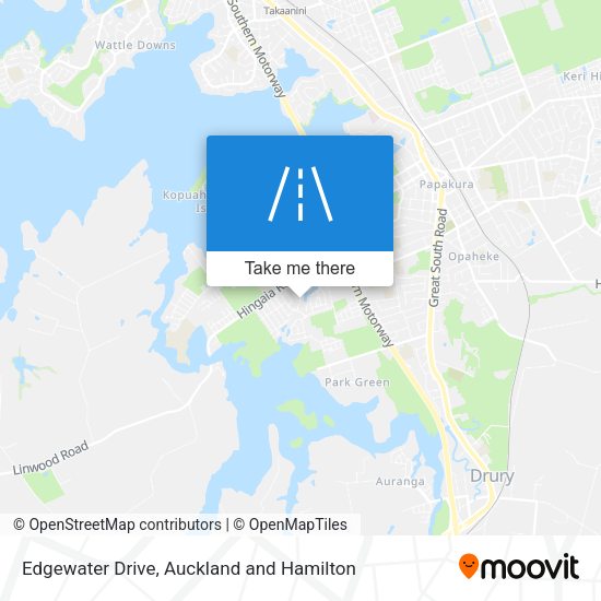 Edgewater Drive map