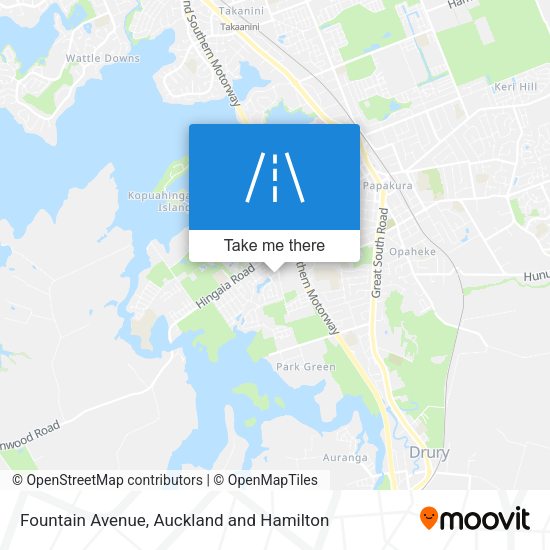 Fountain Avenue map