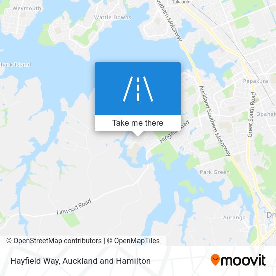 Hayfield Way map