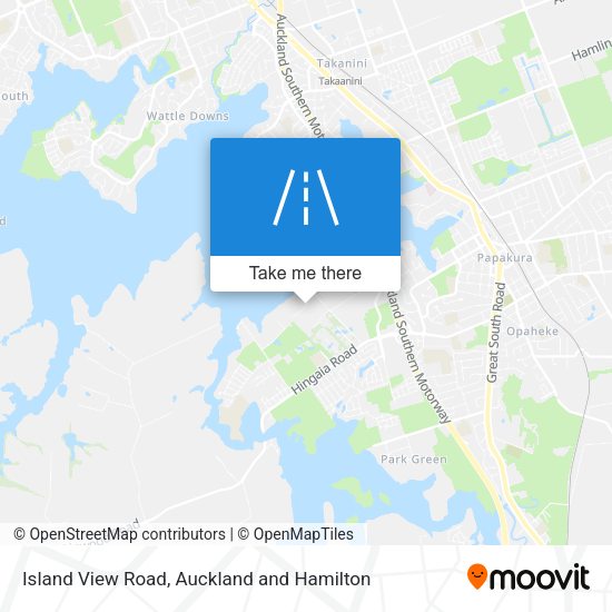 Island View Road map