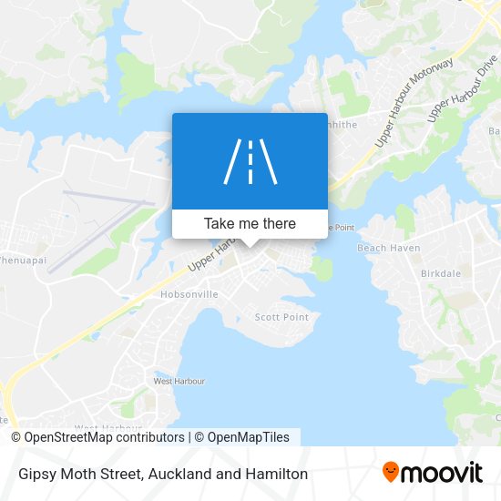 Gipsy Moth Street map