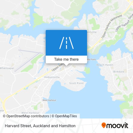 Harvard Street map