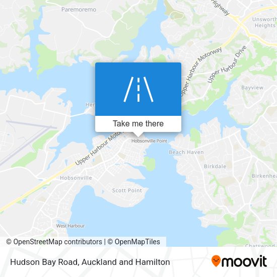 Hudson Bay Road map