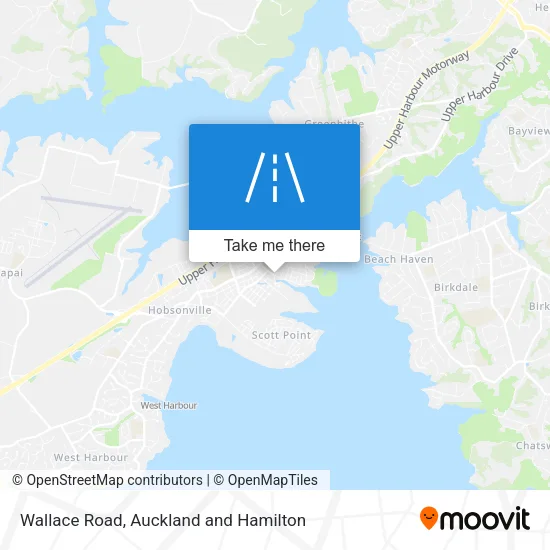 Wallace Road map