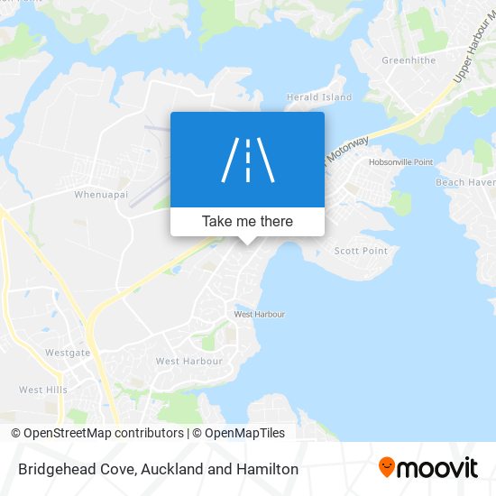 Bridgehead Cove map