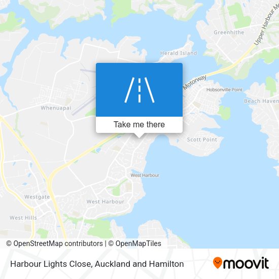 Harbour Lights Close map