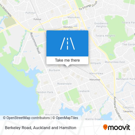 Berkeley Road map