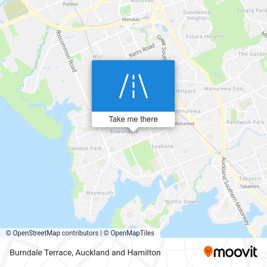 Burndale Terrace map