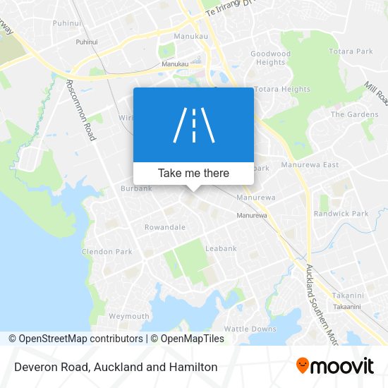 Deveron Road map