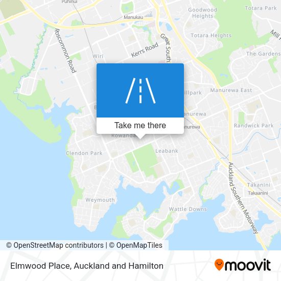 Elmwood Place map