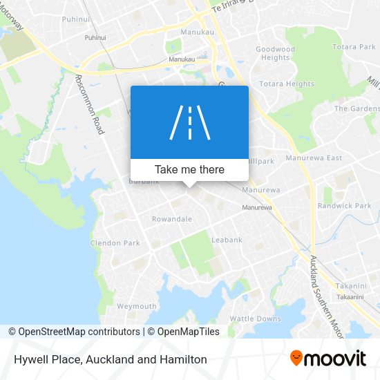 Hywell Place map