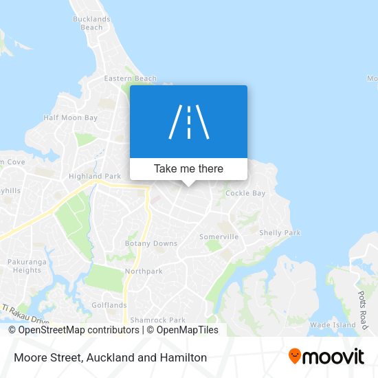 Moore Street map