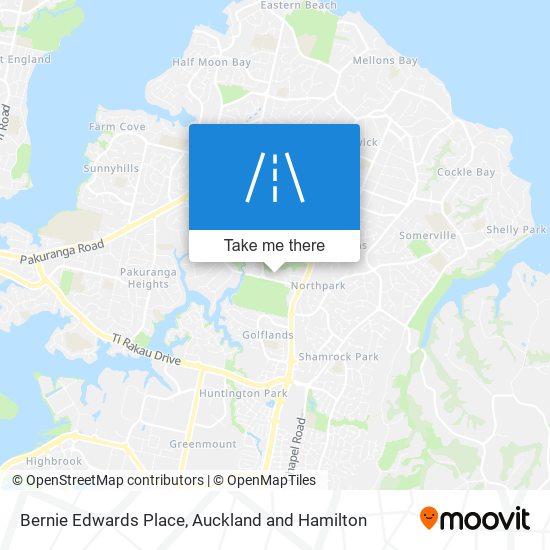 Bernie Edwards Place map