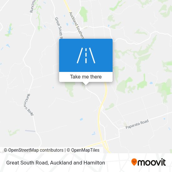 Great South Road map