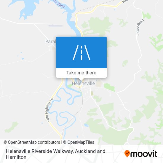 Helensville Riverside Walkway map