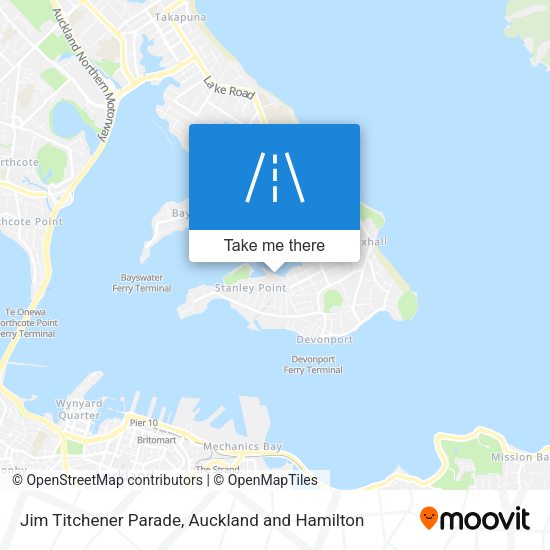 Jim Titchener Parade map