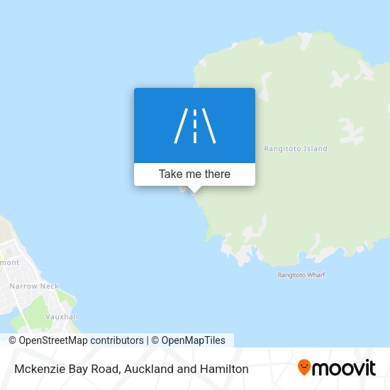 Mckenzie Bay Road map