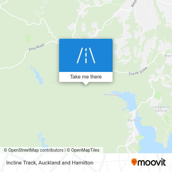 Incline Track map