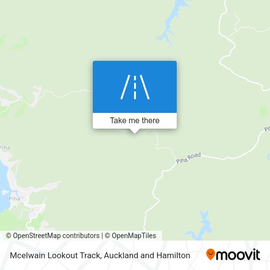 Mcelwain Lookout Track map