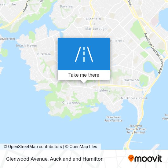 Glenwood Avenue map