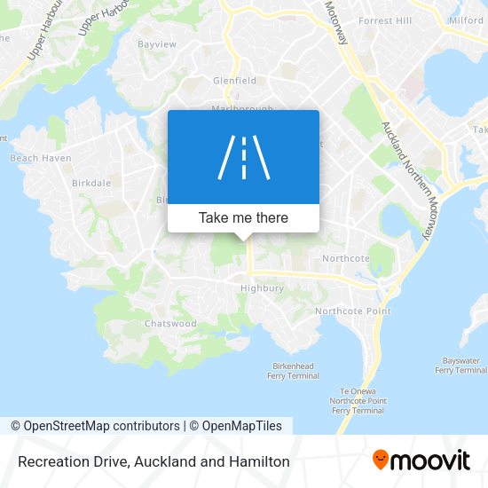 Recreation Drive map