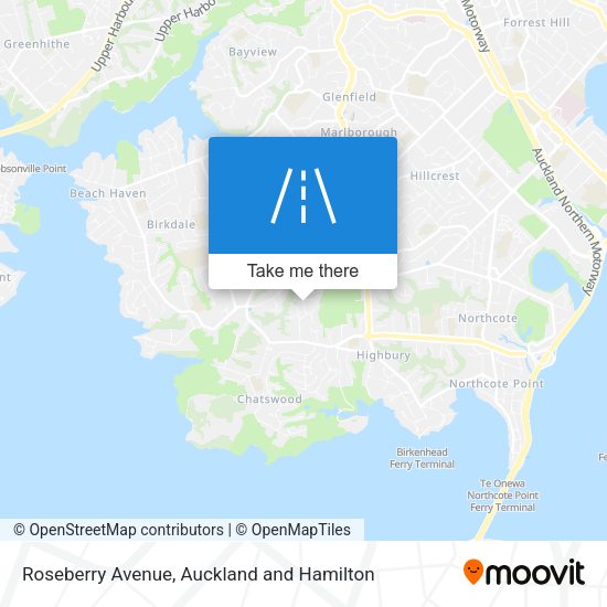 Roseberry Avenue map