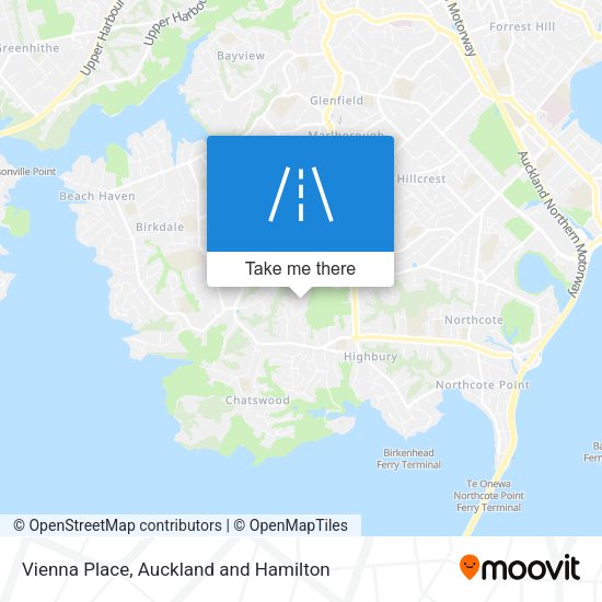 Vienna Place map