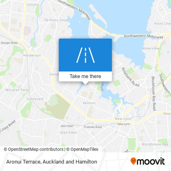 Aronui Terrace map