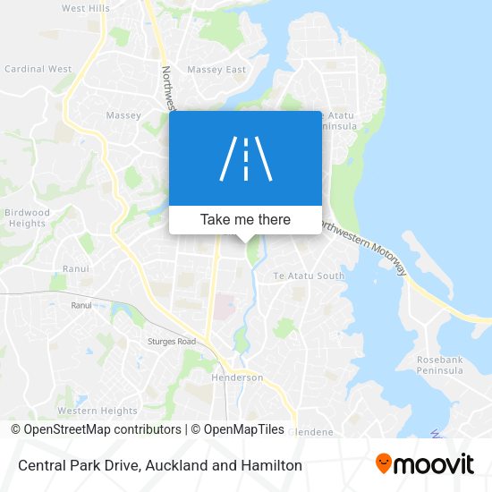 Central Park Drive map